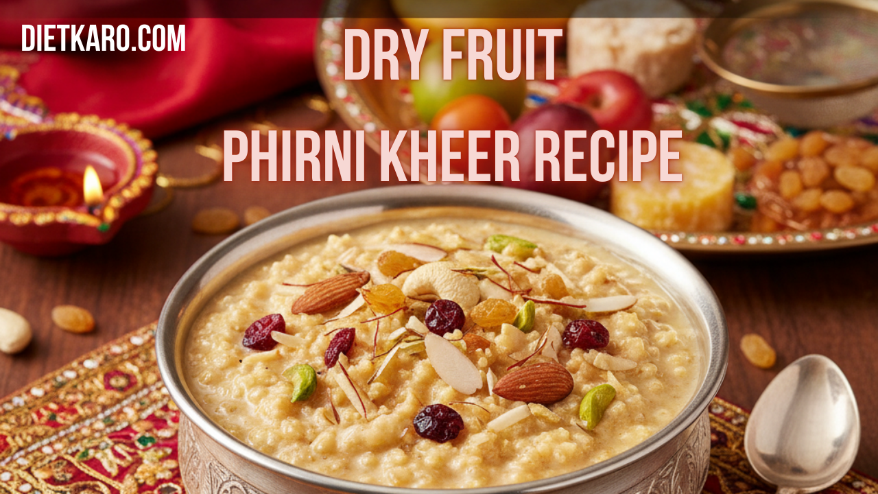 Easy Dry Fruit Phirni Kheer Recipe Karwa Chauth Sweet in 2025
