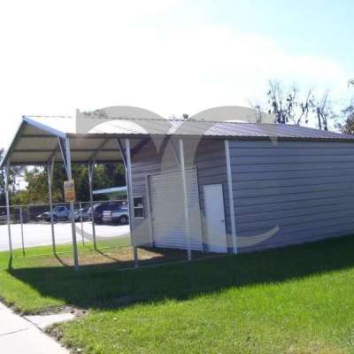 Carport | Vertical Roof | 18W x 31L x 10H Utility Profile Picture