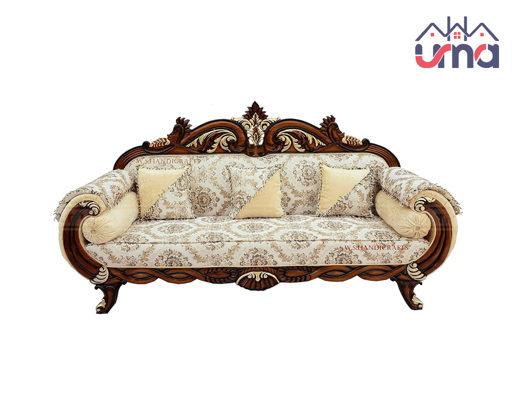 Sofa Hoàng Gia Khung Gỗ Bọc Vải Cao Cấp SF085 - UMA