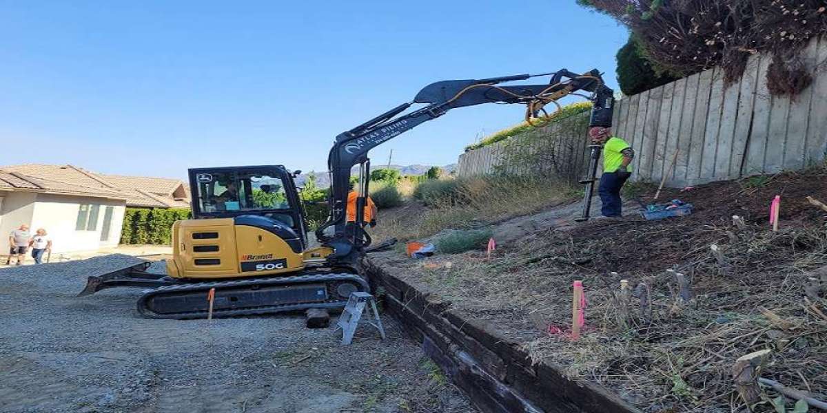 Helical Piles for Retaining Walls and Slope Stabilization