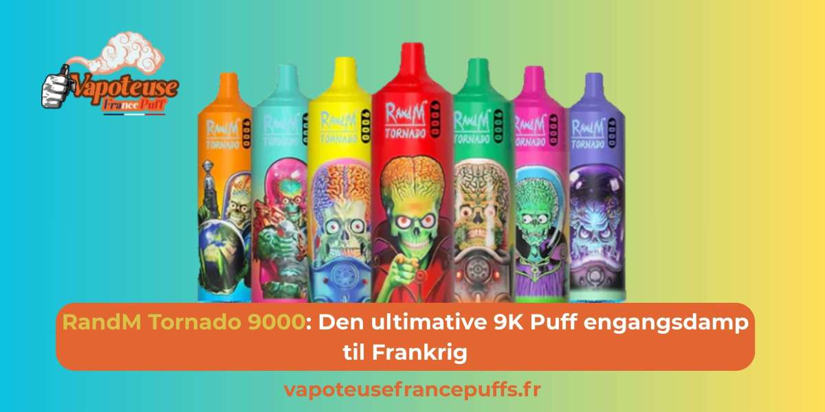 RandM Tornado 9000: Den ultimative 9K Puff engangsdamp til Frankrig