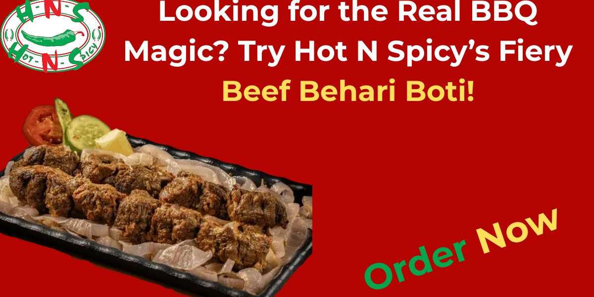 Looking for the Real BBQ Magic? Try Hot N Spicy’s Fiery Beef Behari Boti!