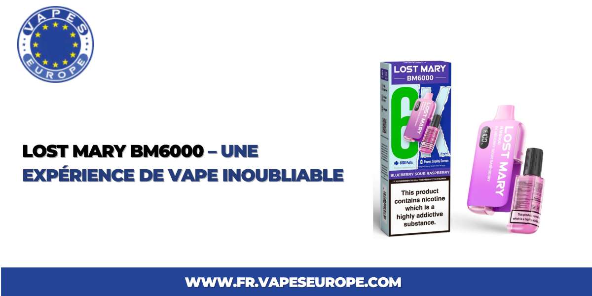 Lost Mary BM6000 – Une Expérience de Vape Inoubliable