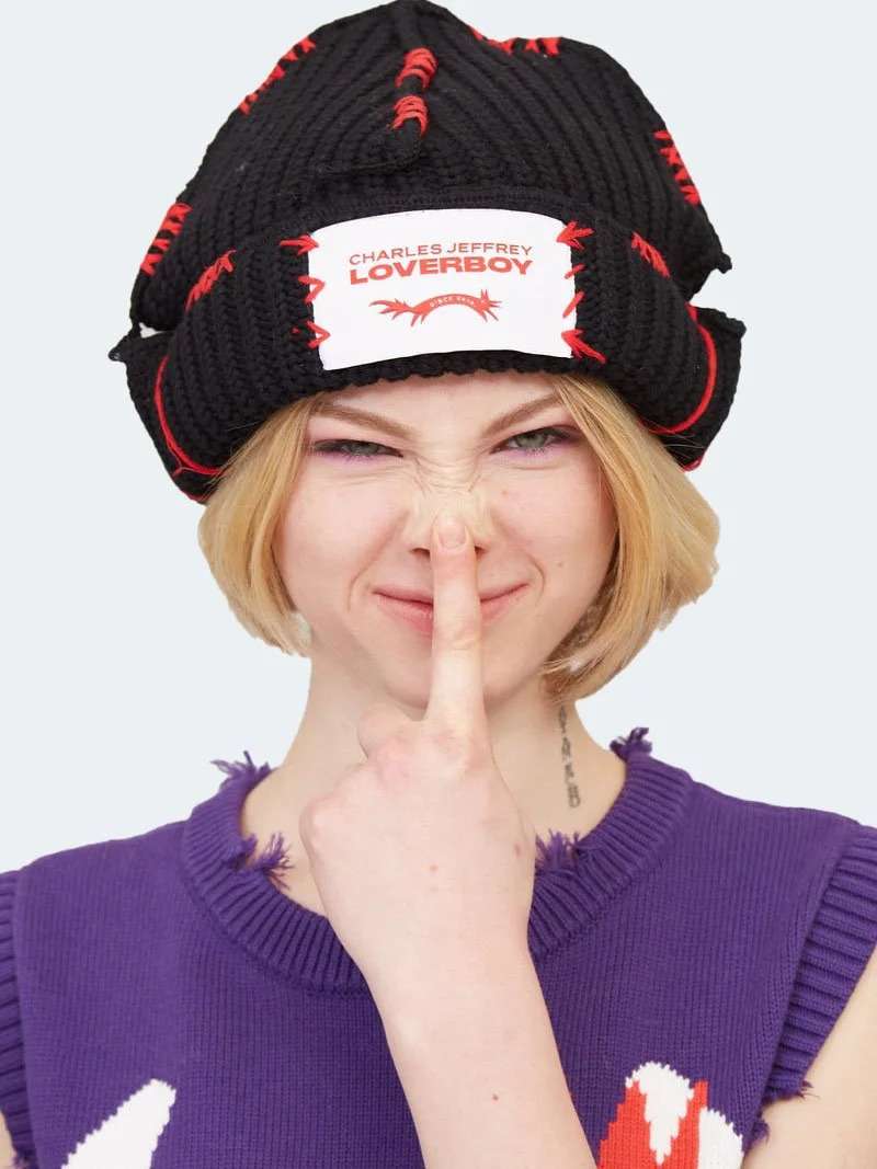 charles jeffrey loverboy beanie