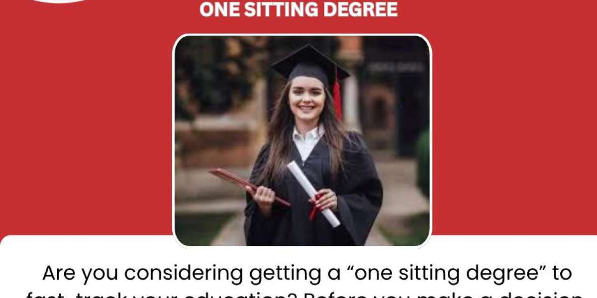 Complete Your Graduation in One Go with a One Sitting Degree