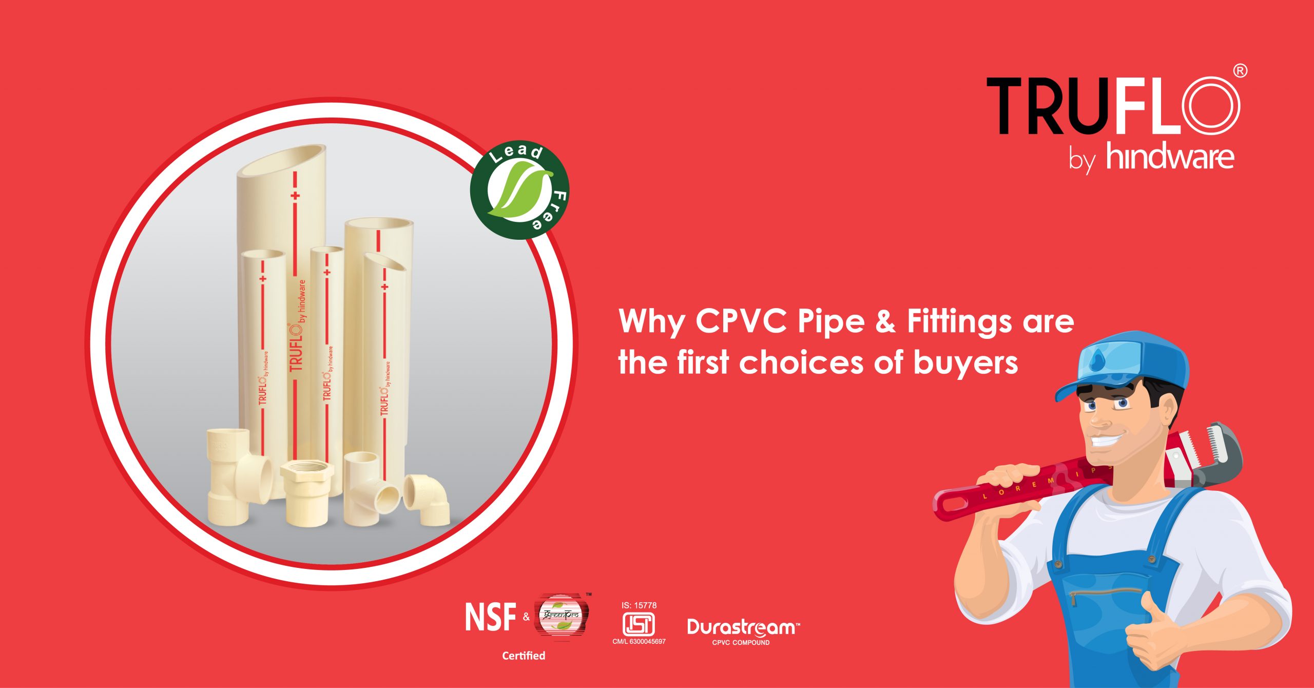 Why CPVC Pipe & Fittings are the first choices of buyers - TRUFLOPIPES