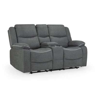Colorado Electric Recliner Sofa | Fabric Grey 2 Seater | 168 CM Profile Picture