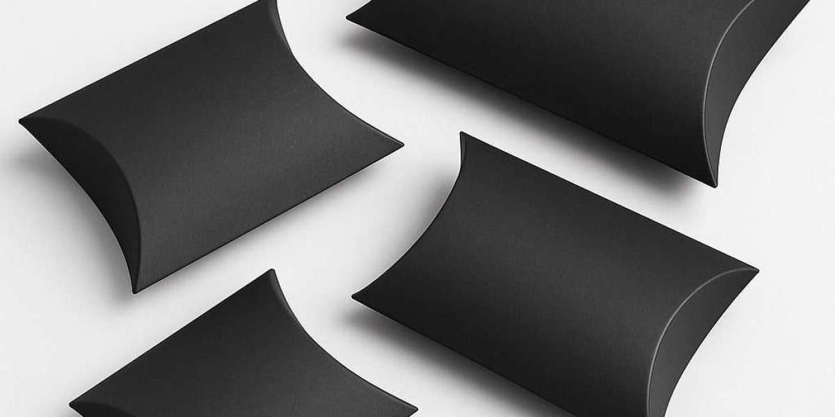 Why Are Custom Black Pillow Boxes the Perfect Choice for Your Brand in UK?