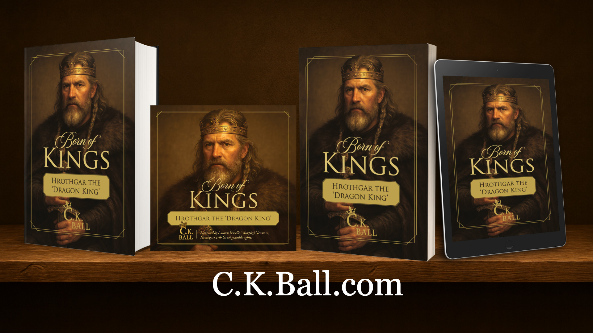 Ragnvald the Wise - Book 4 Born of Kings Series | Norse Warrior Strategist | C.K. Ball Historical Romance