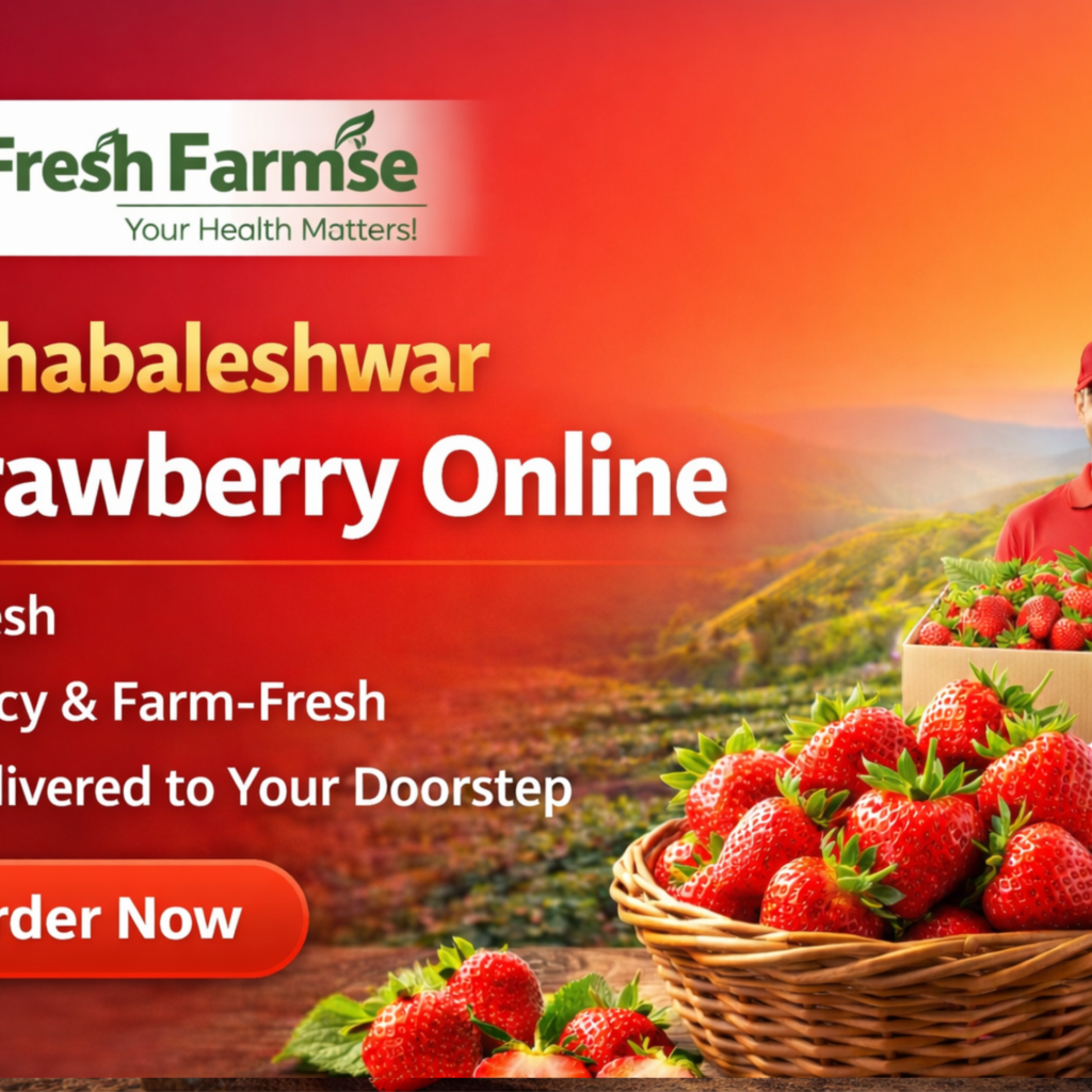Best Mahabaleshwar Strawberry Online Fresh, Juicy & Farm-