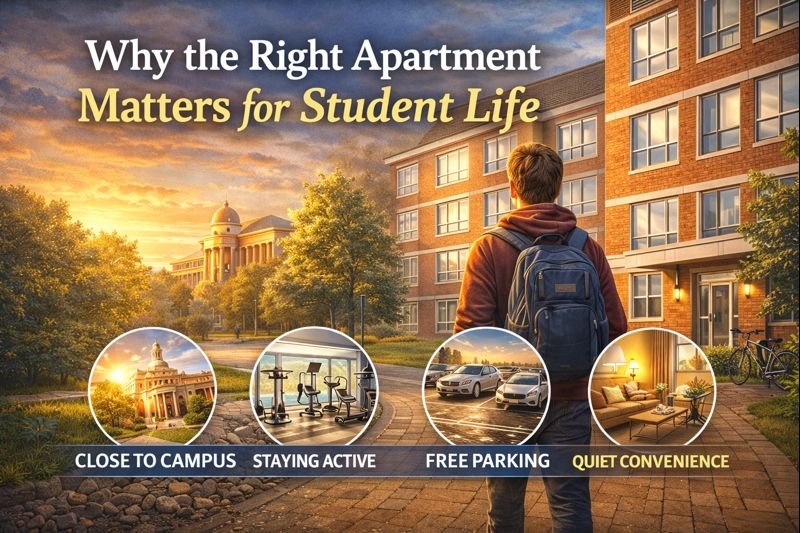 Why Choosing the Right Apartment Makes Student Life Easier