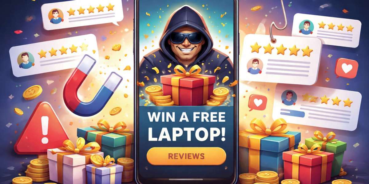 How Giveaway Scams Use Fake Reviews to Look Real