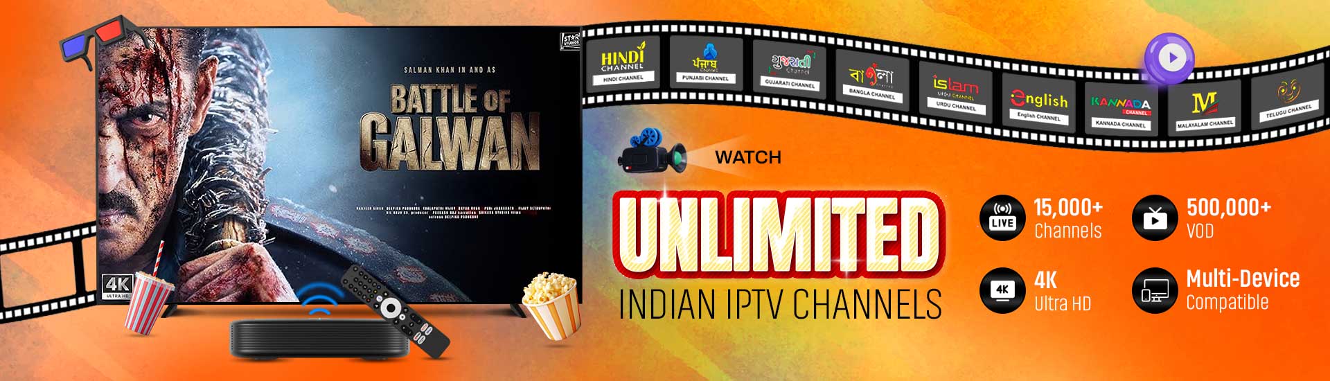 Indian IPTV Channels 15000+ Live HD – 2026 Update