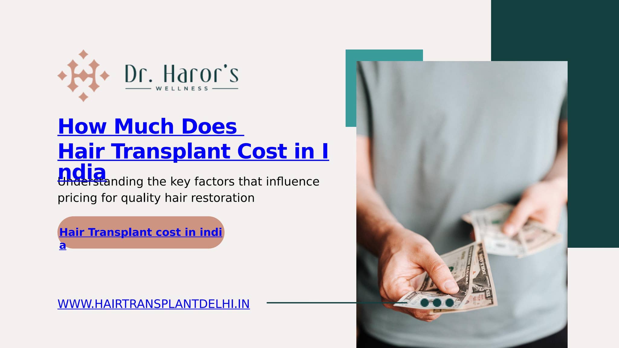 Hair Transplant cost in india by Dr. Haror's Wellness - Issuu
