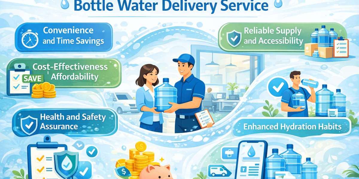 Top 5 Benefits of Using a Bottled Water Delivery Service