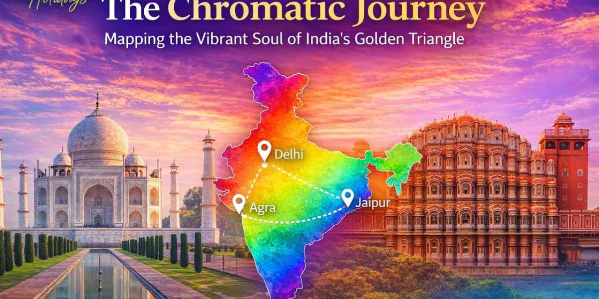 The Chromatic Journey: Mapping the Vibrant Soul of India’s Golden Triangle