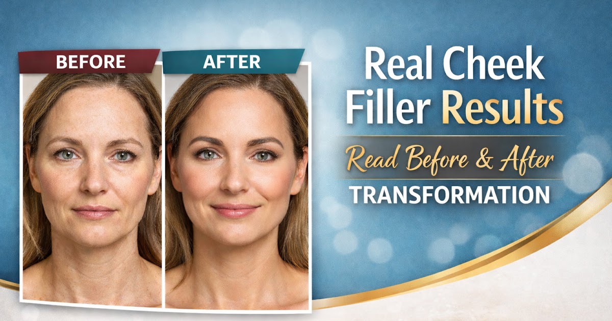 Real Cheek Filler Results: Read Before and After Transformation