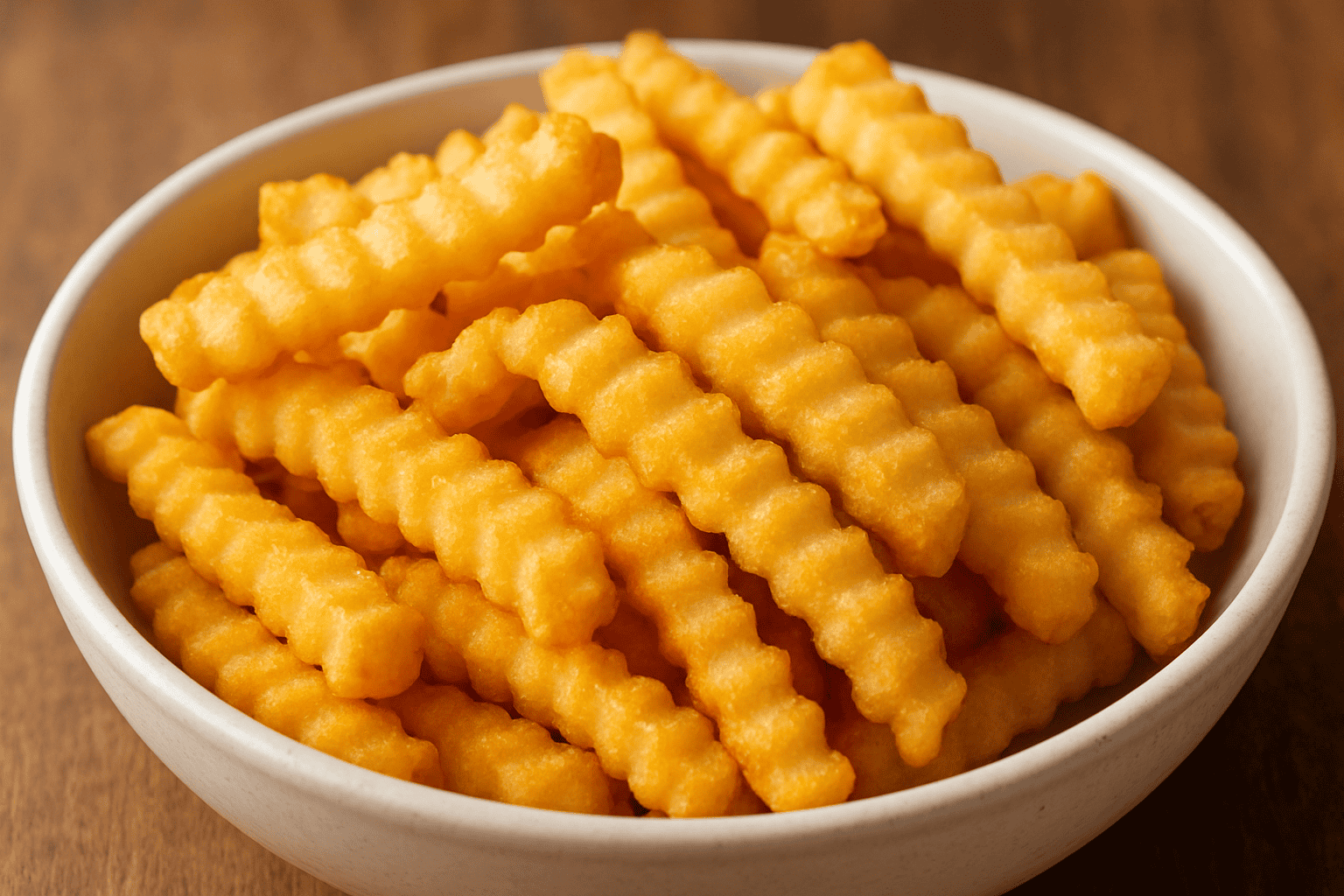 Premium Crinkle Fries | Perfectly Crispy Wavy-Cut Fries