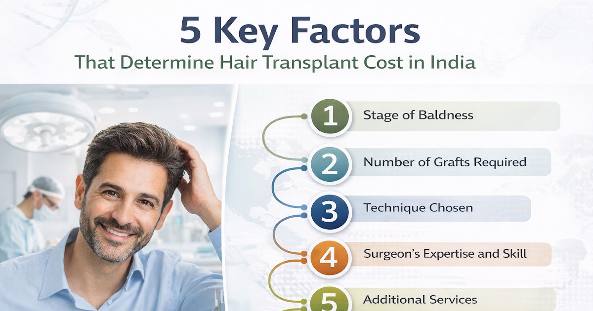 5 Key Factors That Determine Hair Transplant Cost in India