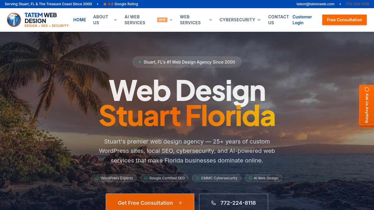 Web Design Stuart Florida | Tatem Web Design