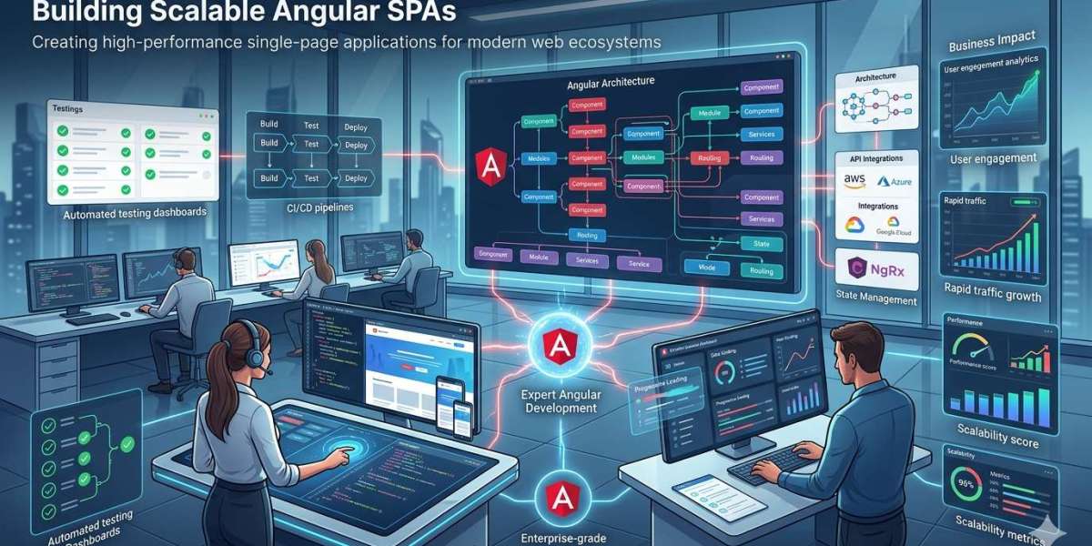 How an Angular Development Company Builds Scalable SPAs for Modern Web