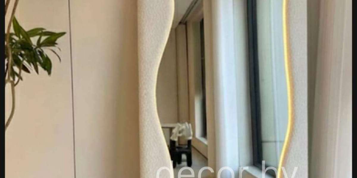 Velora Wave Mirror – Contemporary Home Decor Mirror with Style