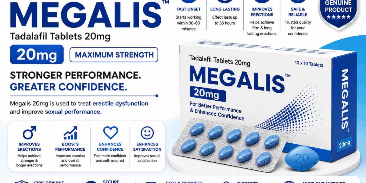 Buy Megalis 20mg Tablets Online, Tadalafil 20