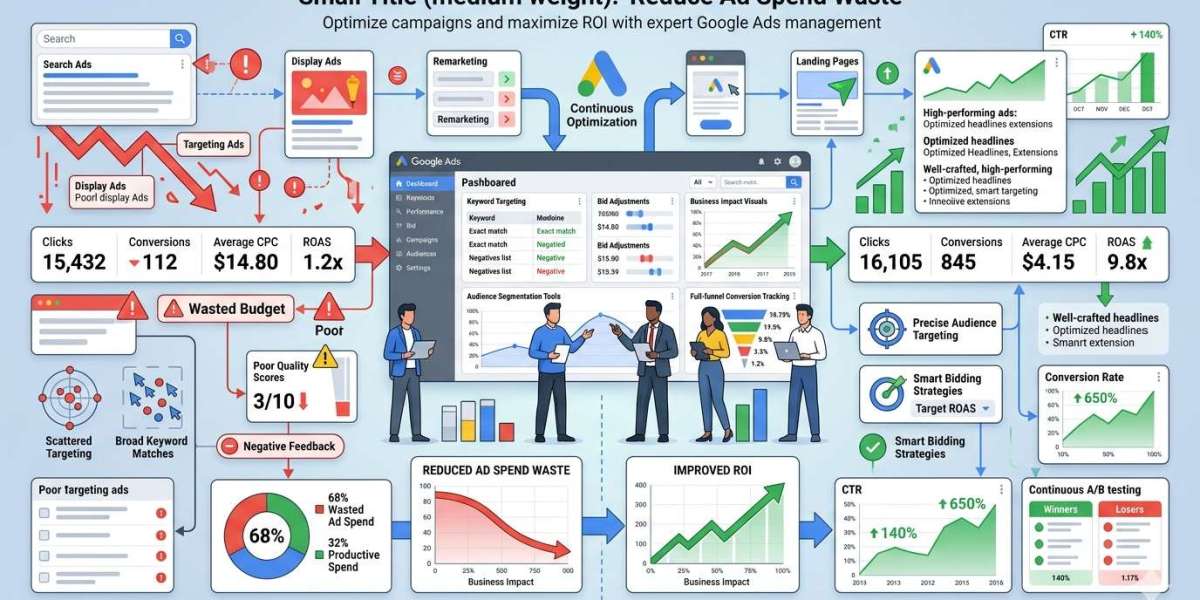 How Google Ads Management Services Help Reduce Ad Spend Waste