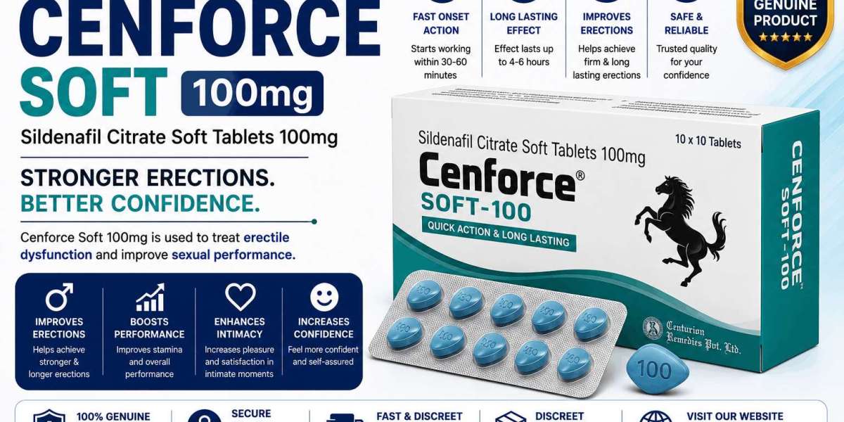 Cheap Cenforce Soft 100mg I Sildenafil Citrate Online