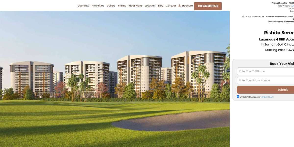 Rishita Serenity – Premium Luxury Apartments in Sushant Golf City
