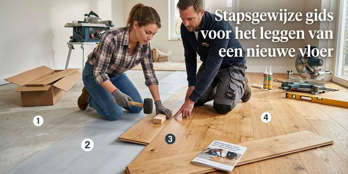 Stapsgewijze gids voor het leggen van een nieuwe vloer