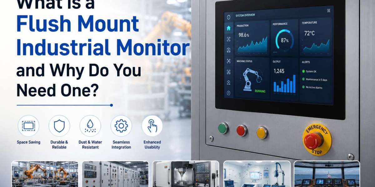 What Is a Flush Mount Industrial Monitor and Why Do You Need One?