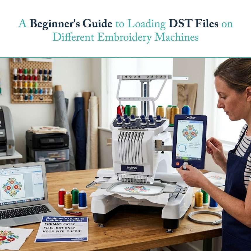 A Beginner's Guide to Loading DST Files on Different Embroidery Machines