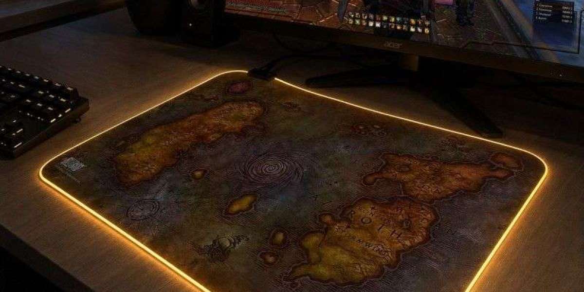 Illidan RGB Desk Mat – Relive the Story of Black Temple