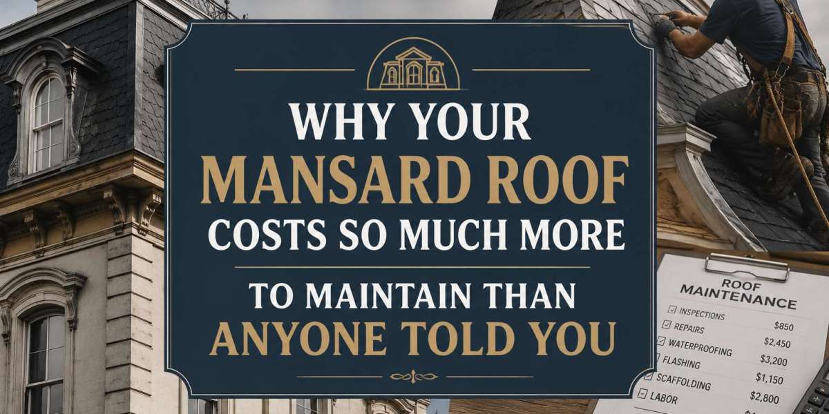 Why Your Mansard Roof Costs So Much More to Maintain Than Anyone Told You