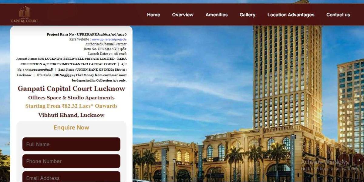 Ganpati Capital Court Lucknow: Investment Opportunities in Vibhuti Khand