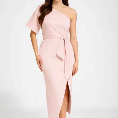 Satin Wrap around Dress by Label by Leena Profile Picture