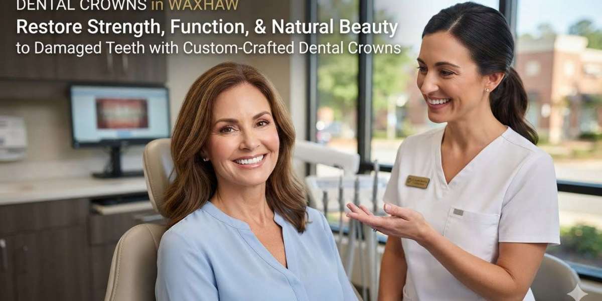 Dental Crowns in Waxhaw: Restore Strength, Function, and Natural Beauty to Damaged Teeth with Custom-Crafted