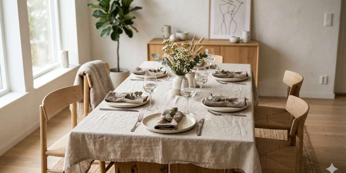 How to Create a Minimalist Dining Table Look with the Right Tablecloth