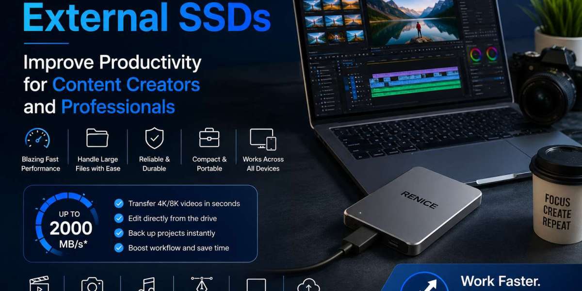 How Compact External SSDs Improve Productivity for Content Creators and Professionals