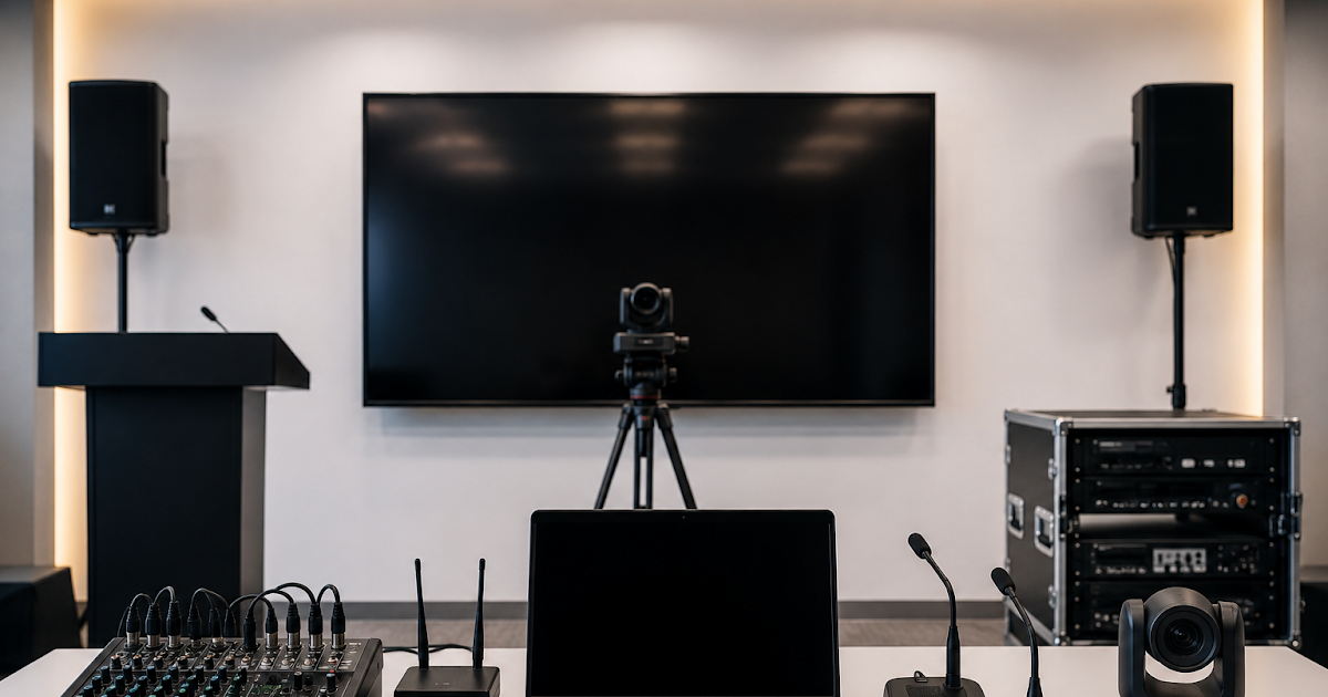 Essential Audio Visual Equipment for Hybrid Events