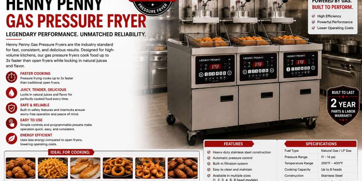 Henny Penny Gas Pressure Fryer: The Ultimate High-Volume Frying Solution for Commercial Kitchens