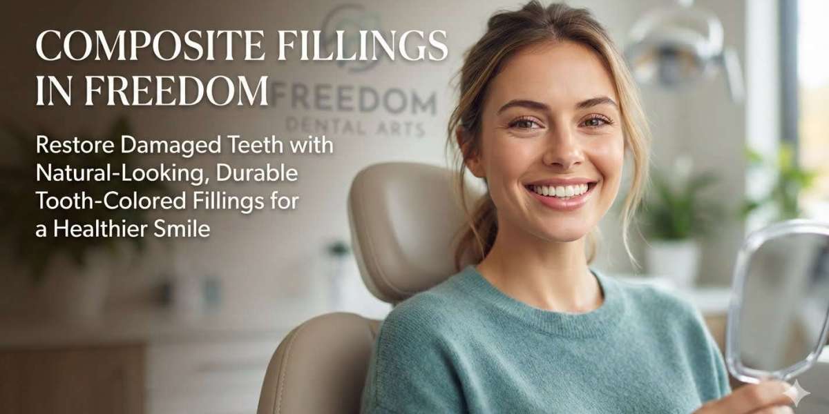 Composite Fillings in Freedom: Restore Damaged Teeth with Natural-Looking, Durable Tooth-Colored Fillings