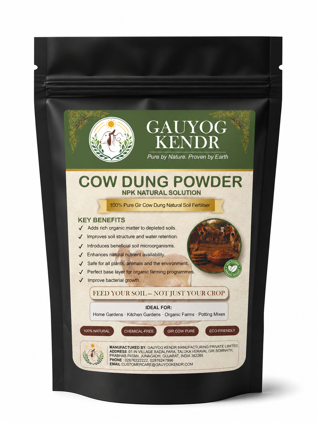 Best Cow Dung Powder | Organic Cow Dung Fertilizer in India