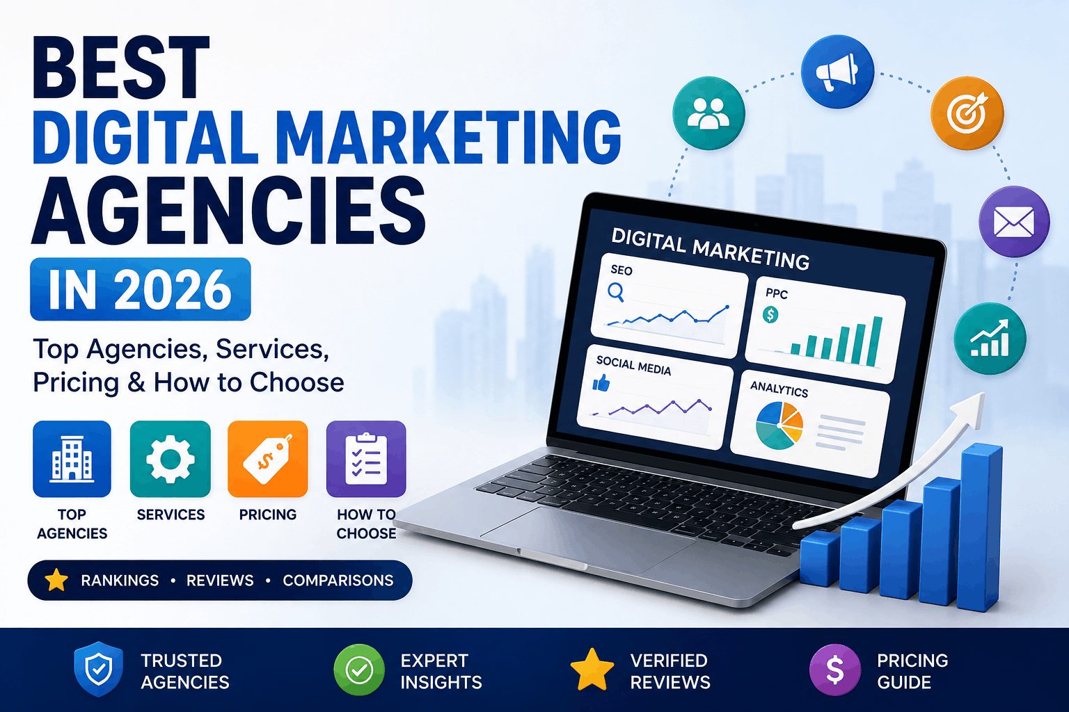 Best Digital Marketing Agencies in 2026: Top Agencies, Services, Pricing & How to Choose
