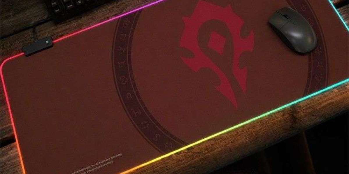 wow Horde RGB Desk Mat For Gaming And Daily Work