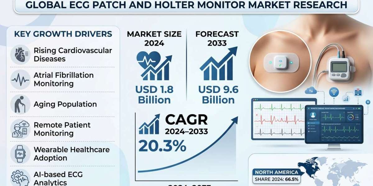 ECG Patch and Holter Monitor Market Size, Share, Trends & Forecast 2033