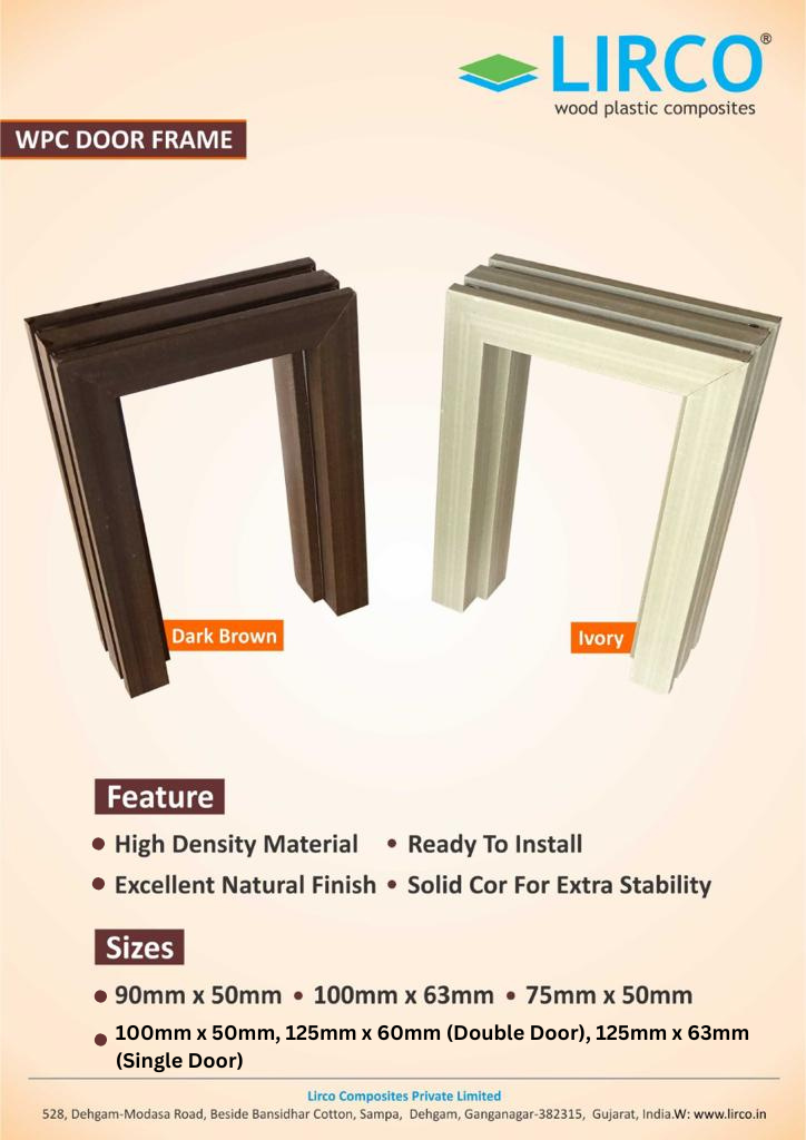 WPC Chaukhat | Waterproof Door Frames Manufacturer