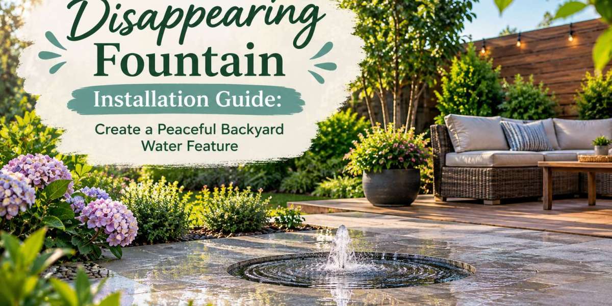 Disappearing Fountain Installation Guide: Create a Peaceful Backyard Water Feature