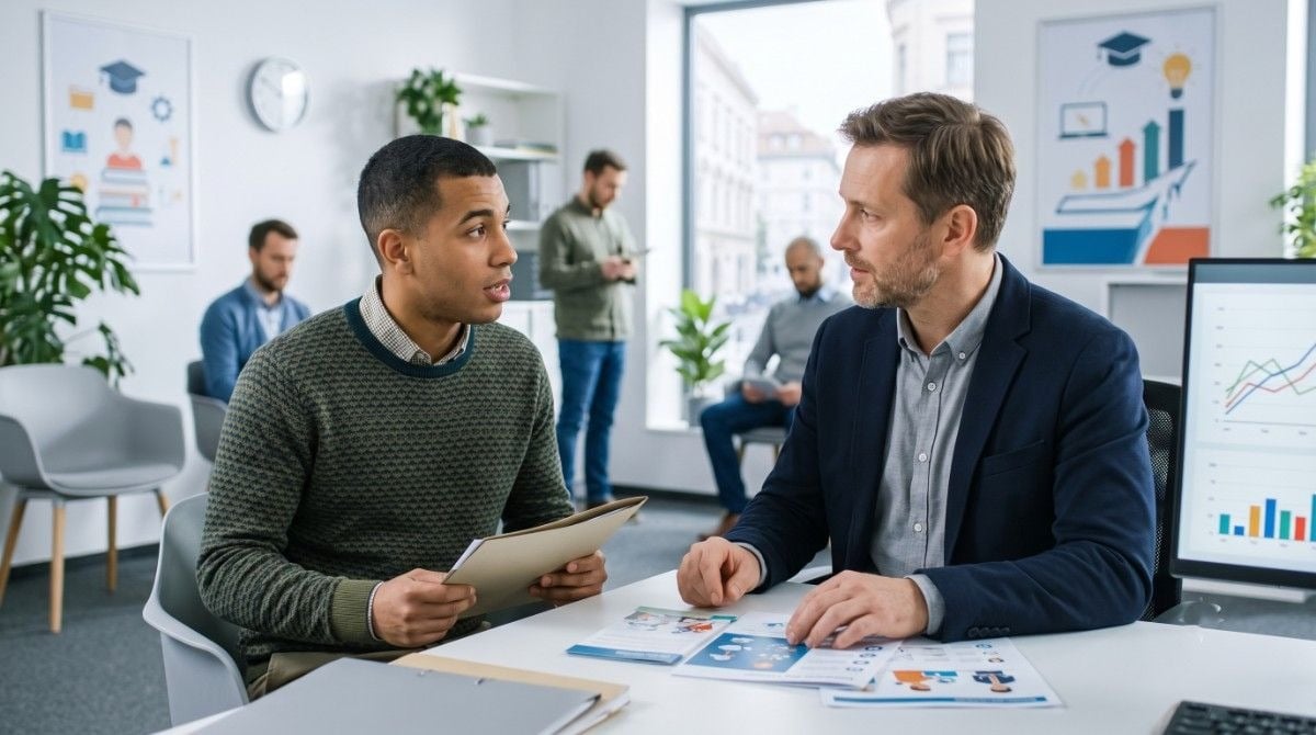 Wie bekomme ich eine geförderte Weiterbildung vom Jobcenter?